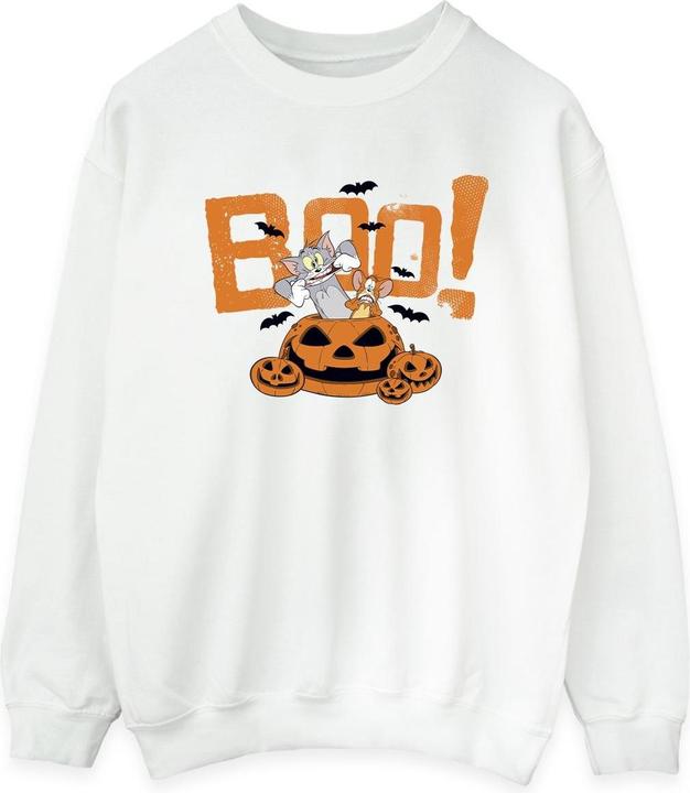 Actual product image Tom & Jerry Womens/Ladies Halloween Boo! Sweatshirt (XXL)