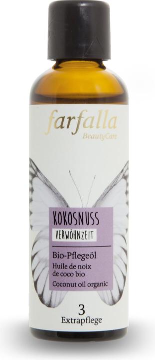 Produktbild Farfalla KOKOSNUSS Bio-Pflegeöl | VERWÖHNZEIT (Körperöl, 75 ml)
