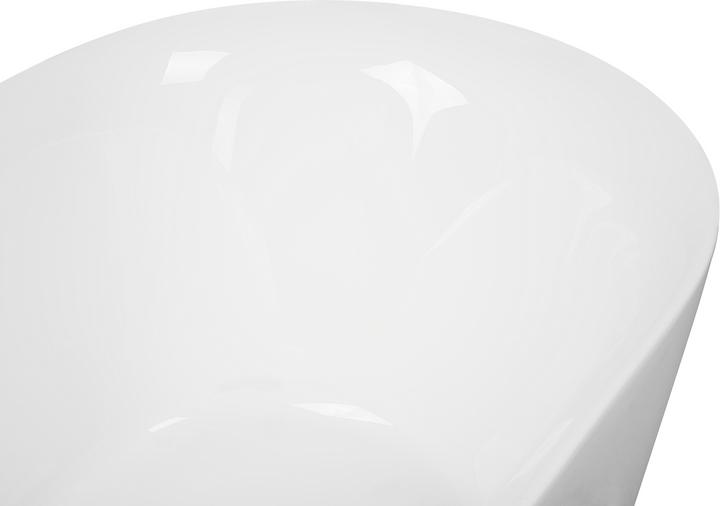 Actual product image Beliani Bathtub freestanding white oval 150 x 75 cm CARRERA (202 l, 75 cm)