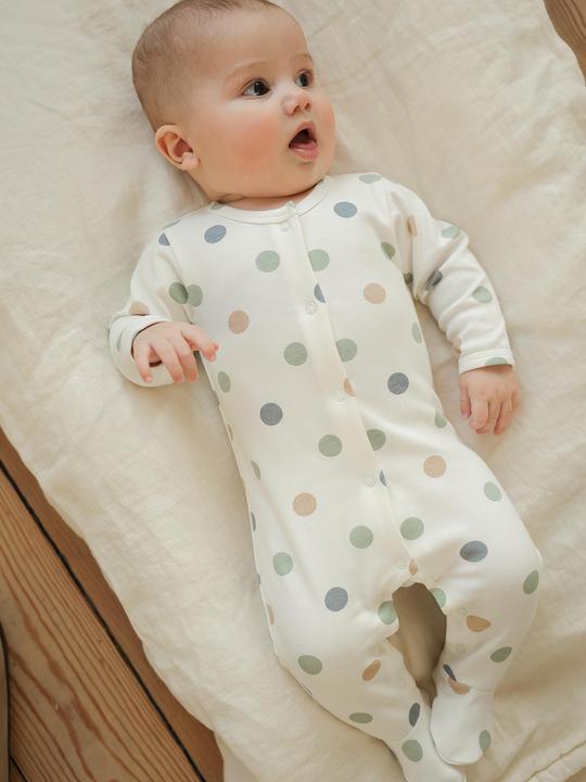 Actual product image Envie de Fraise Bio-Kollektion: Baby Strampler aus getupftem Jersey