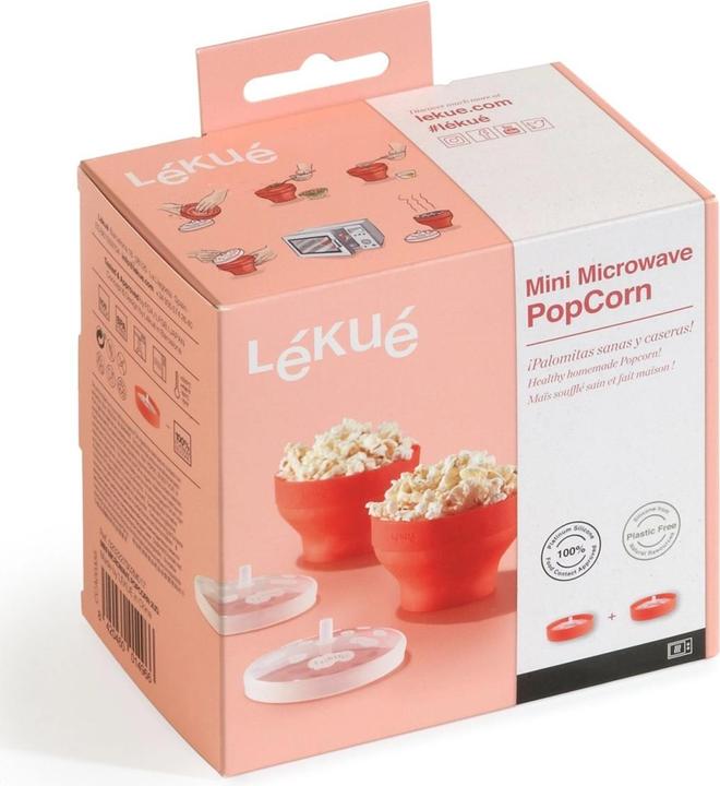 Image du produit Lékué Mini Microwave PopCorn Set de 2 pièces