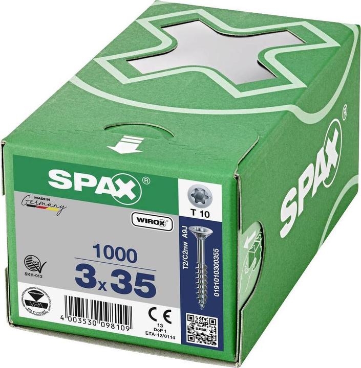 Actual product image Spax Chipboard screws (1000 Screws per piece)