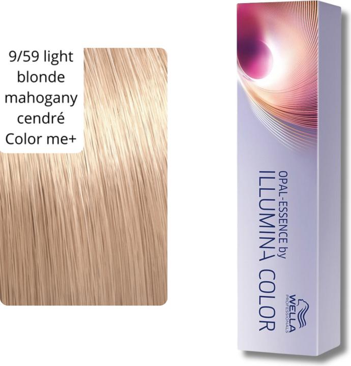 Actual product image Wella Illumina Color (9, 59 light blonde mahogany cendré Colour me+)