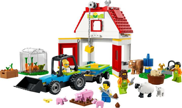 Actual product image LEGO Farm with animals (60346, LEGO City)