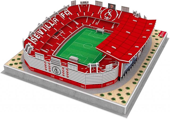 Produktbild Eleven Force FC Sevilla Stadion 3D Puzzle mit LED | FC Sevilla Ramon Sanchez Pizjuan Stadion 3D Puzzle (100 Teile)