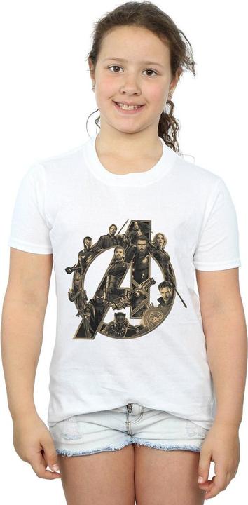 Image du produit - T-shirt AVENGERS INFINITY WAR LOGO - Fille (116)