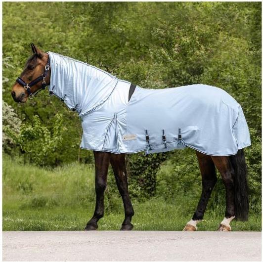 Waldhausen Ekzemer-Fliegendecke Protect für Pferde Dunkelblau 155 cm (155 cm)