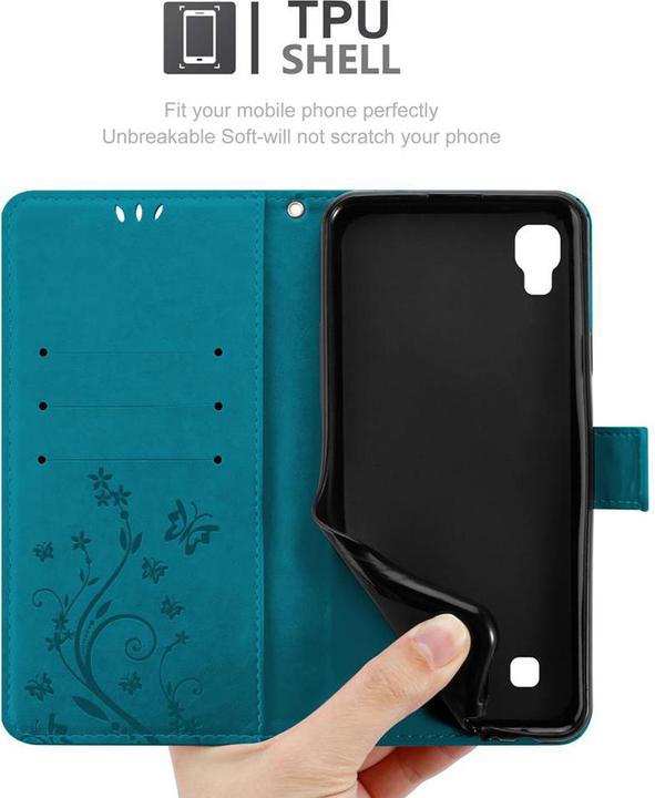 Immagine prodotto Cadorabo Copertina del libro di fiori (LG X Power)
