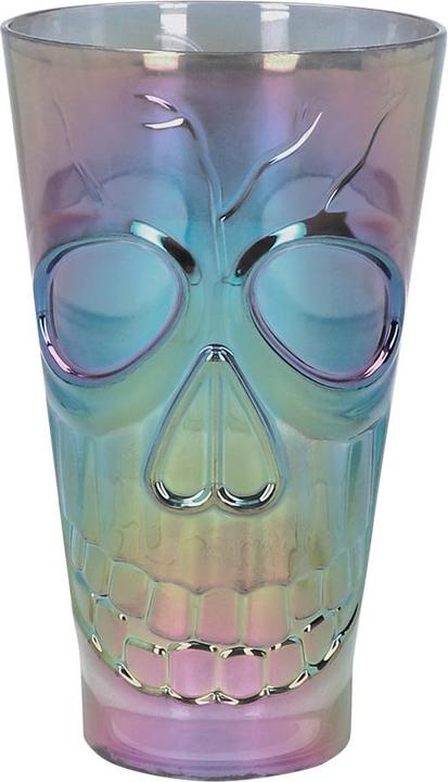 Image du produit Boland Gobelet en plastique Crâne irisé grand