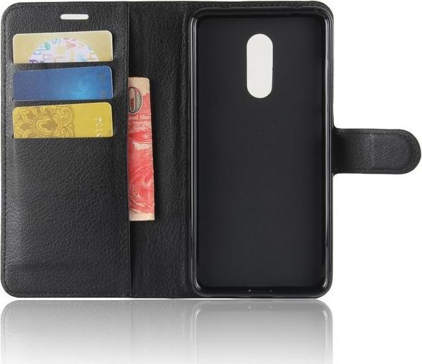 Actual product image MU Classic Litchi Leather Bookcover Series (Xiaomi Redmi Note 5)
