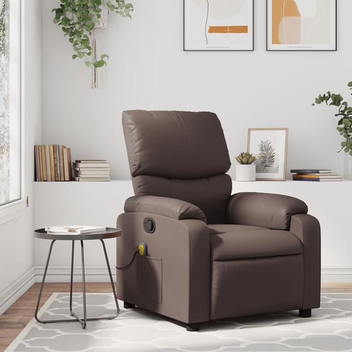 Produktbild VidaXL Massagesessel Braun Kunstleder,Farbe: Braun,Material