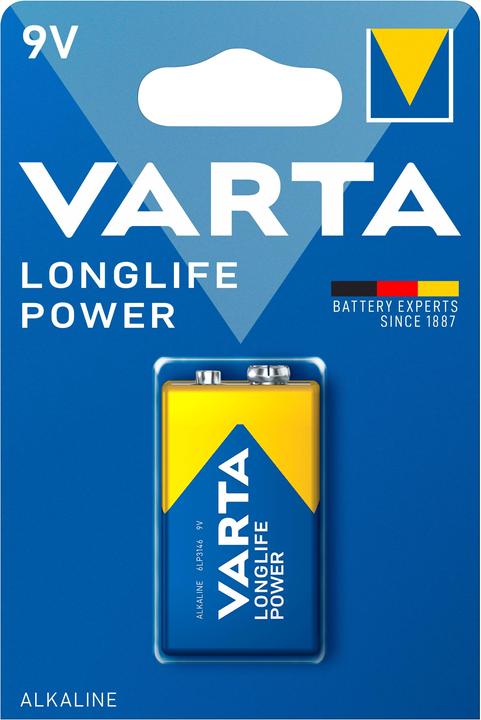 Varta LONGLIFE Power (1 pcs., 9V Block, 580 mAh)