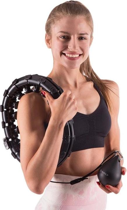 Immagine prodotto HMS HHW01 Nero HULA HOOP CON PESO (1250 g)