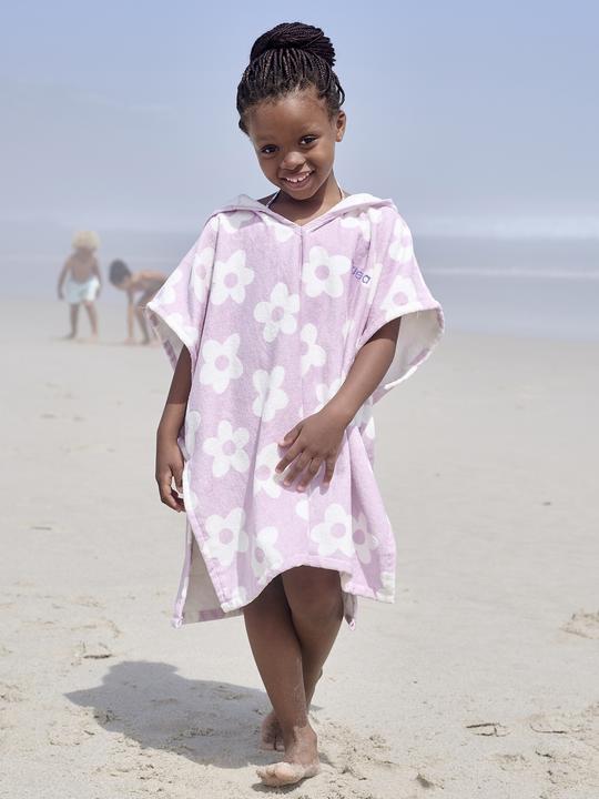 Actual product image Vertbaudet Children's bathing poncho with recycled cotton, can be personalised (104)