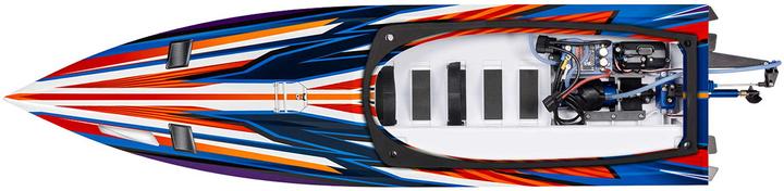 Image du produit Traxxas BOAT SPARTAN SR 1037mm 1:10 EP RTR ORANGE TQi 2.4GHz SANS chargeur et SANS accu