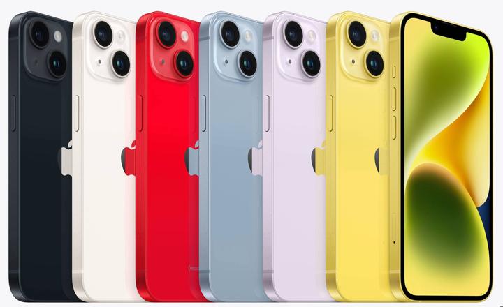 Produktbild Apple iPhone 14 (128 GB, Red, 6.10", SIM + eSIM, 12 Mpx, 5G)