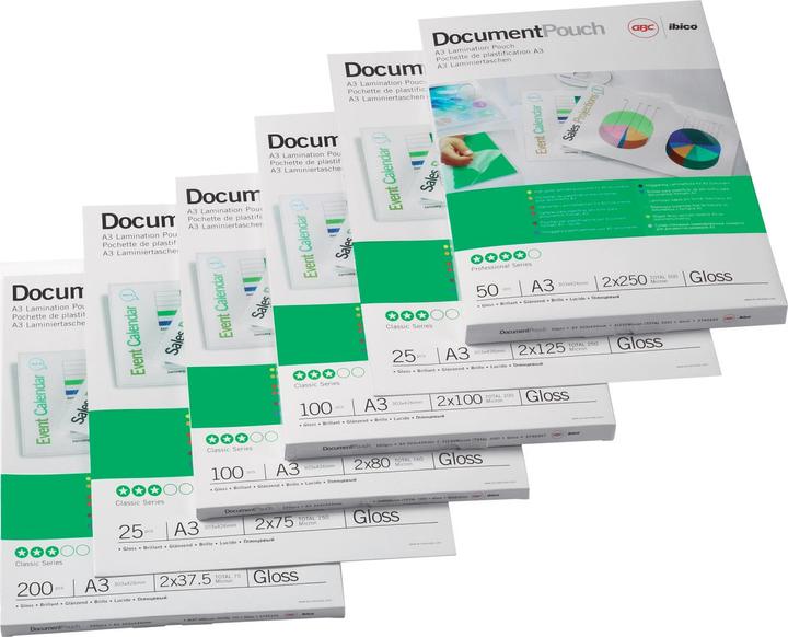 Image du produit GBC Films de plastification de qualité supérieure (A3, 100 pièce(s), 125 µm)