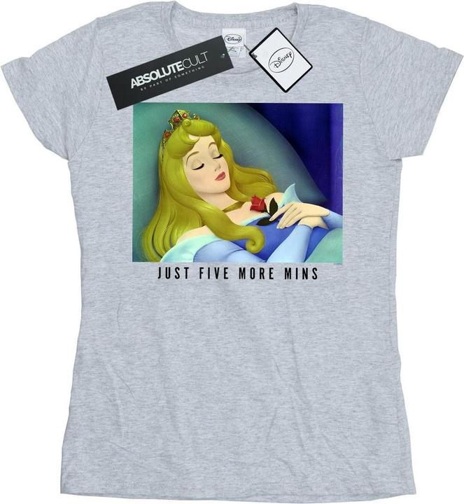 Actual product image Disney Princess Womens/Ladies Sleeping Beauty Five More Minutes Cotton T-Shirt (XXL)