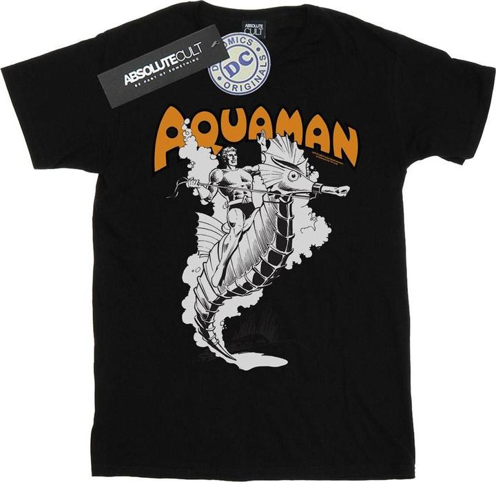 Image du produit - T-shirt AQUAMAN MONO ACTION POSE - Homme (XL)