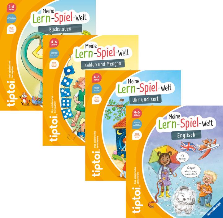 Actual product image tiptoi Meine Lern-Spiel-Welt: Uhr und Zeit (German, Silke Voigt, Heike Tober, 2024)
