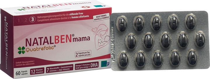 Immagine prodotto Natalben Mamma Quatrefolic (1 Pezzo/i, Pillole, 132 g)