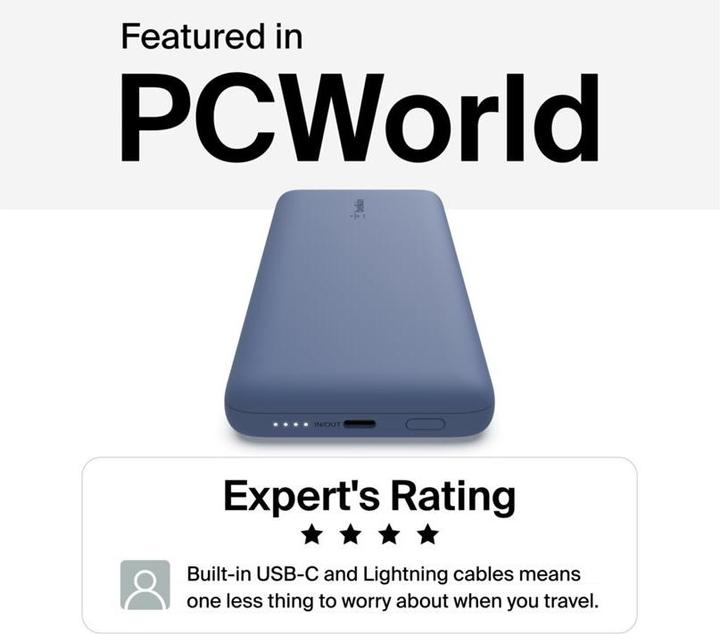 Produktbild Belkin Boost Charge (10000 mAh, 18 W, 37 Wh)
