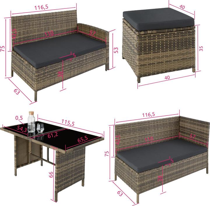 Actual product image tectake Barletta