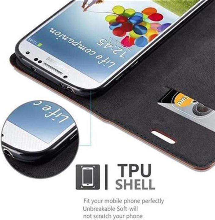 Actual product image Cadorabo Book Invisible Magnet Cover (Samsung Galaxy S4)