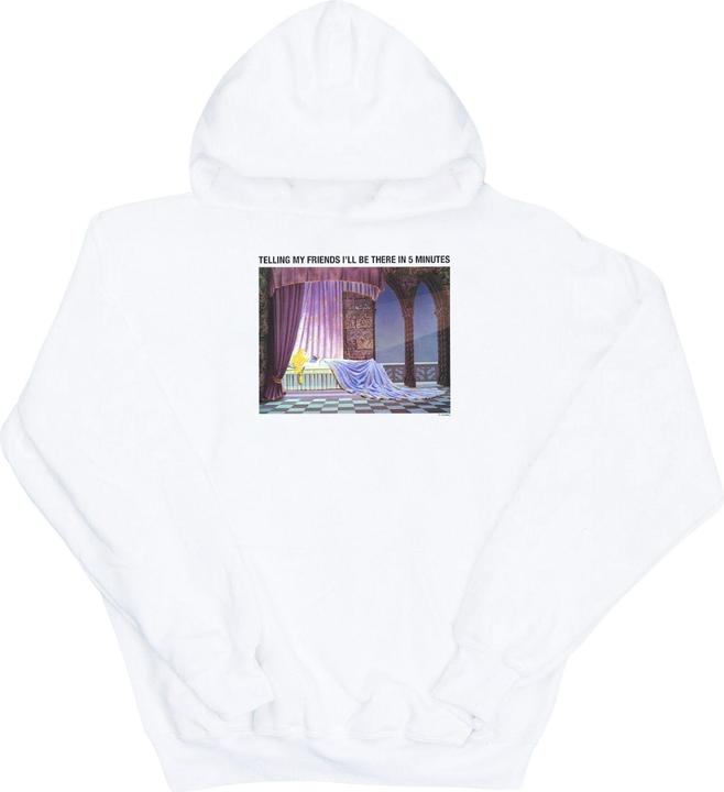 Actual product image Disney Mens Sleeping Beauty I'll Be There In 5 Hoodie (S)
