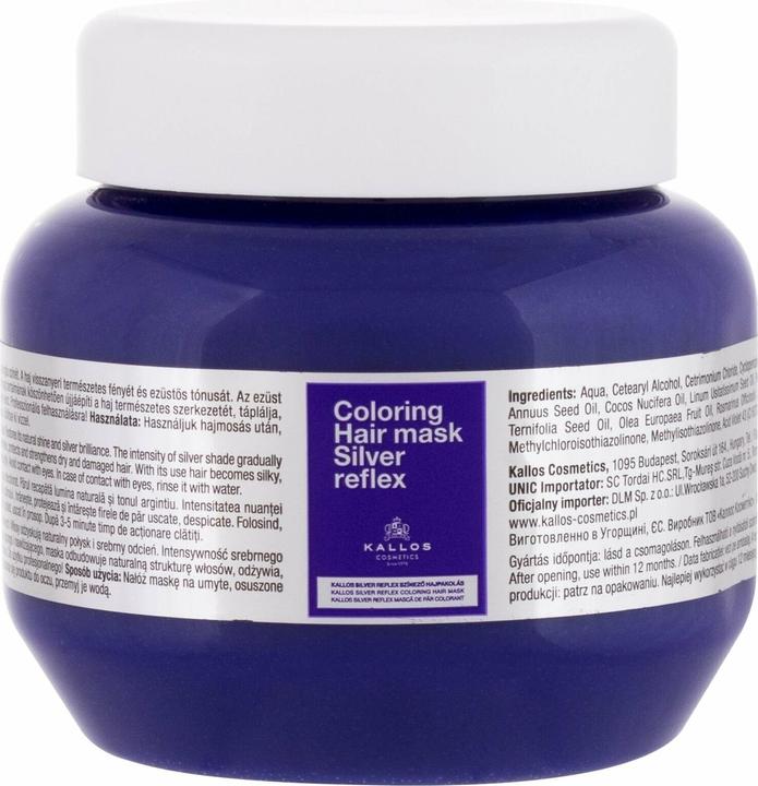 Produktbild Kallos Cosmetics Kallos - Silver Reflex Mask - Hair Mask (275 ml)