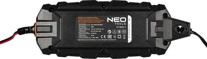 Image du produit Neo Chargeur automatique 4A/70W 3-120Ah pour batteries acide / AGM / GEL
