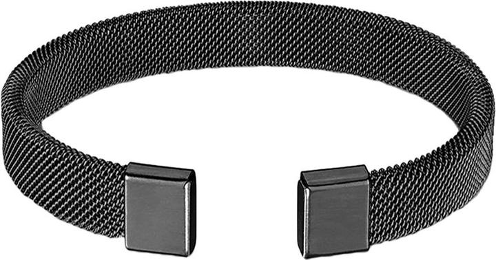 Produktbild Star Piercing Armband schwarz mit flexiblem Mesh (Chirurgenstahl 316L, ohne Messing)