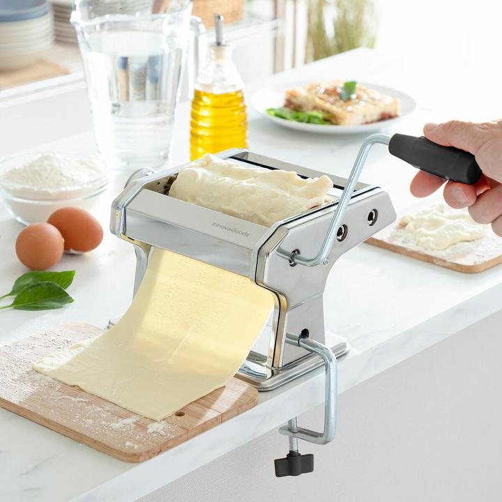 Produktbild InnovaGoods Nudelmaschine aus Metall - 3 Schneidwalzen