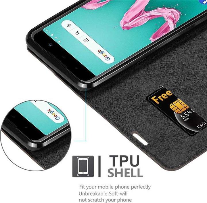 Produktbild Cadorabo Book Invisible Magnet Cover (Wiko Lenny 5)