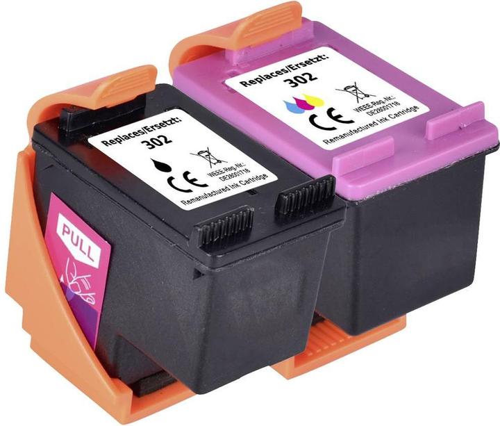 Immagine prodotto Renkforce La confezione combinata di inchiostro sostituisce la confezione combinata HP 302 (X4D37AE) (M, FC, C, Y)