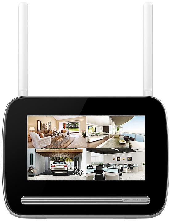 Image du produit VisorTech Enregistreur de surveillance sans fil pour caméras 2K DSC-500.cam/501.cam, avec application (Enregistreur vidéo en réseau (NVR))