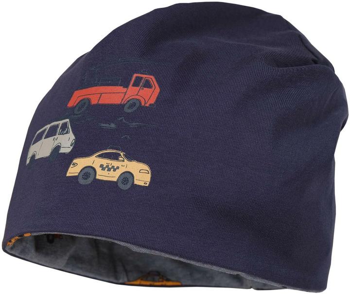 Produktbild Maximo Mütze Beanie reversible Cars Gr. 47 - 49 (47 - 49)