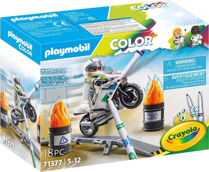 Image du produit Playmobil Couleur : Motocross Moto (71377)
