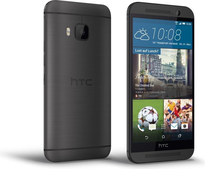 HTC One M9 (32 GB, Grigio canna di fucile, 5", SIM singola, 20 Mpx, 4G)