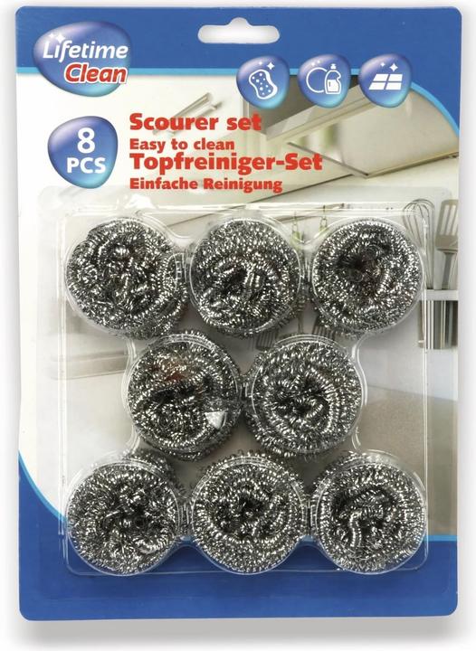 Actual product image Lifetime Scourer set 8pcs SS (8 pcs.)