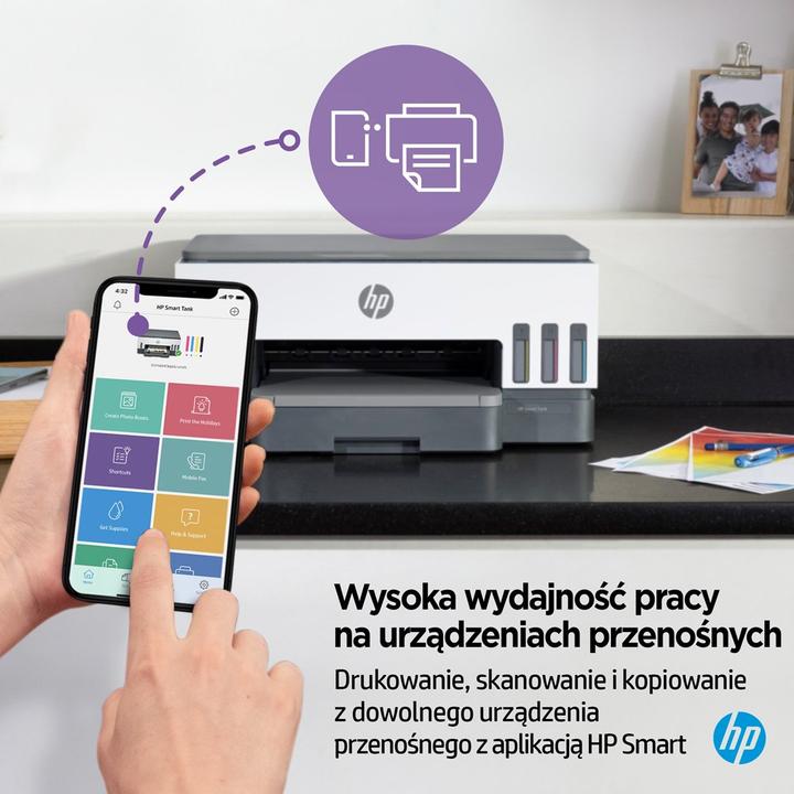Image du produit HP Smart Tank 720 Thermique jet d'encre DPI par minute WLAN (Thermodirecte, Couleur)