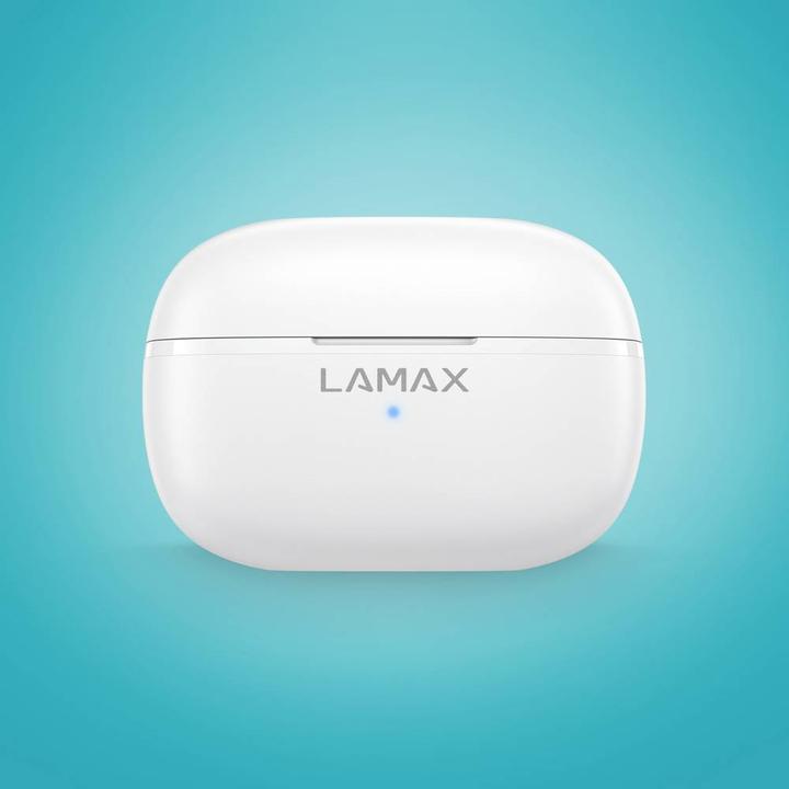 Produktbild Lamax Clips1 Play Kopfhörer Kabellos im Ohr Anrufe/Musik USB Typ-C Bluetooth Weiss (35 h, Kabellos)
