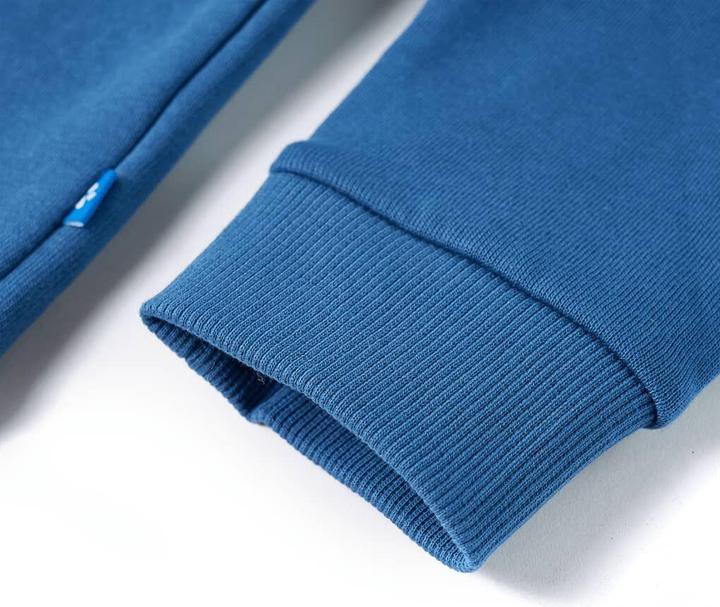 Actual product image VidaXL Children's hooded jumper blue 92,Material: 80 % cotton. 20 (92)