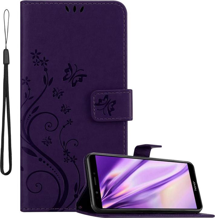 Actual product image Cadorabo Flower Book Cover (Honor 7c)