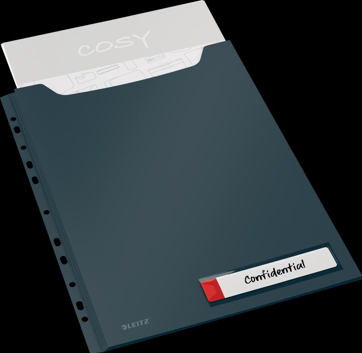 Actual product image Leitz Inserts folder Cosy Privacy Maxi sleeve Grey (A4, 3 x)