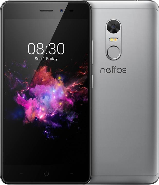 TP-Link Neffos X1 Lite Dual Sim 12,7cm 5 Zoll 16GB cloudy grau (16 GB, Grey, 5", Dual SIM, 13 Mpx, 4G)