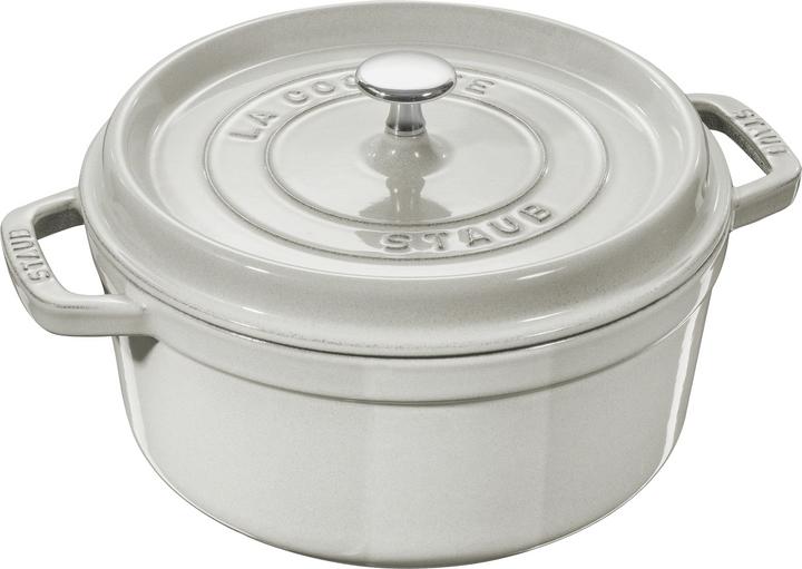 Cocotte rotonda (18 cm, Pirofila + casseruola, Ghisa)