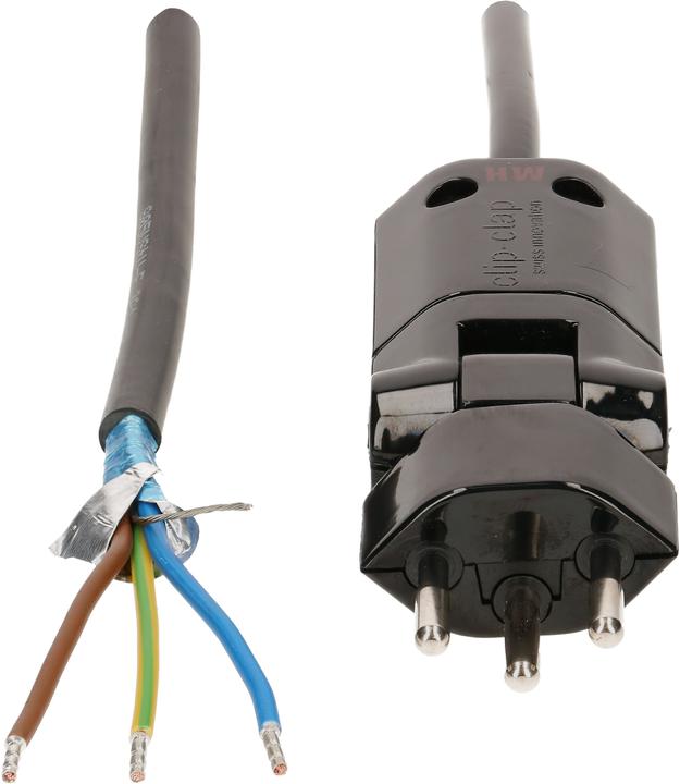 Produktbild Max Hauri Elektrobiologie MHAG Netzkabel 3G1.0 geschirmt Typ 12 (5 m)