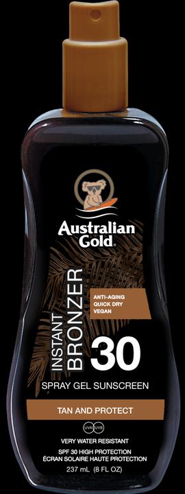 Produktbild Australian Gold Gel mit Bronzer (Sonnenspray, Sonnengel, SPF 30, 237 ml)