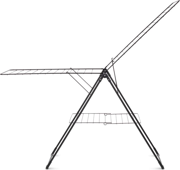 Produktbild Brabantia Droogrek T model - met Wasknijpertasje - 20 m - Matt Black (20 m)